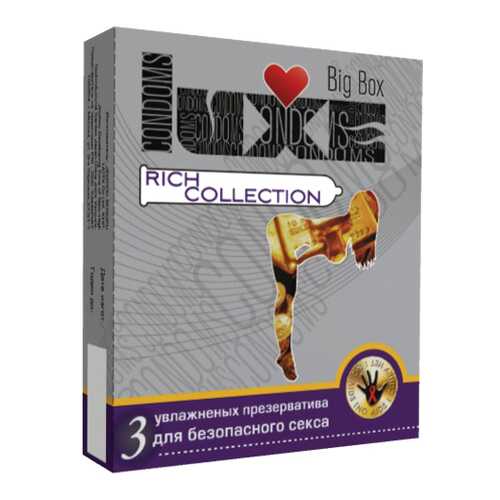 Презервативы Luxe Rich collection цветные 3 шт. в NL International