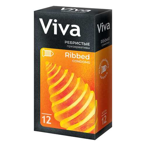 Презервативы Viva ребристые 12 шт. в NL International