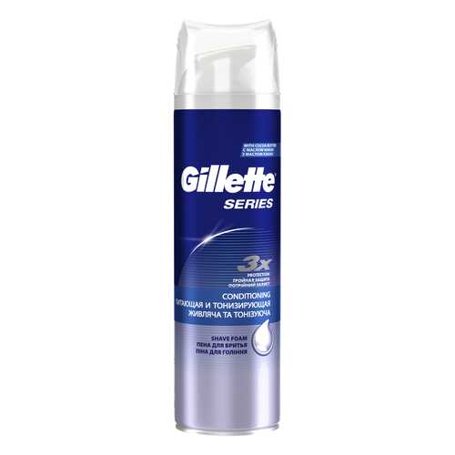 Пена для бритья Gillette Series Питающая и тонизирующая 250 мл в NL International