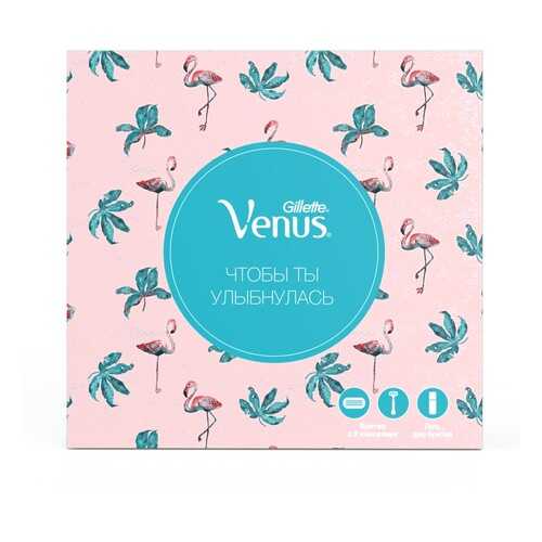 Подарочный набор Venus Smooth бритва с 2 смен.кас.+ гель Satin care для чувств.кожи 75мл в NL International