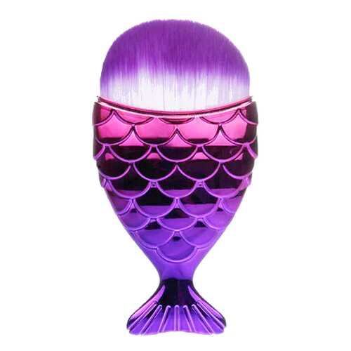 Кисть для макияжа Kawaii Factory Rainbow fish, белый с сиреневым в NL International