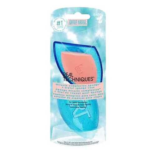 Спонж и футляр для хранения Real Techniques Miracle complexion sponge + travel case в NL International