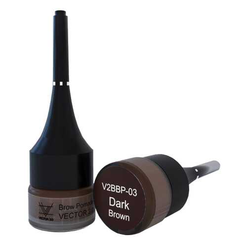 Гелевая помадка для бровей ONIQ Vector 2.0, Dark Brown в NL International