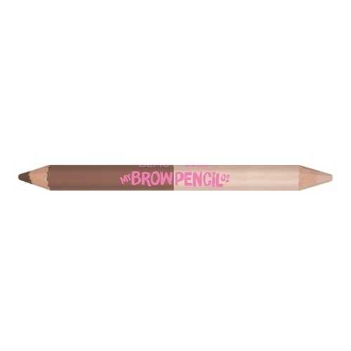 Карандаш для бровей Beauty Bomb двухсторонний, тон 02 в NL International