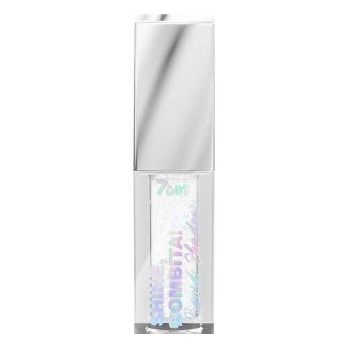 Мерцающие жидкие тени для век 7DAYS SHINE, BOMBITA! / 401 Hologram, 5,5 мл в NL International