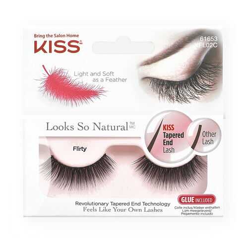 Накладные ресницы KISS Looks So Natural Flirty, KFL02C в NL International