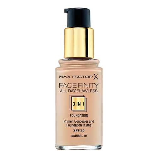 Тональный крем Max Factor Facefinity All Day Flawless 50 Natural в NL International