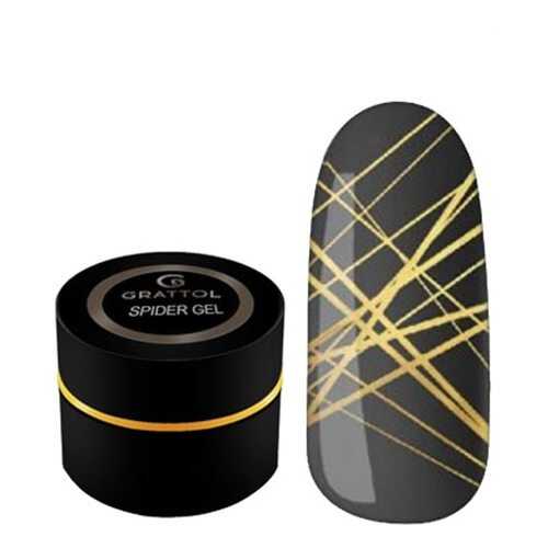 Grattol Гель-краска Spider Gel Gold в NL International