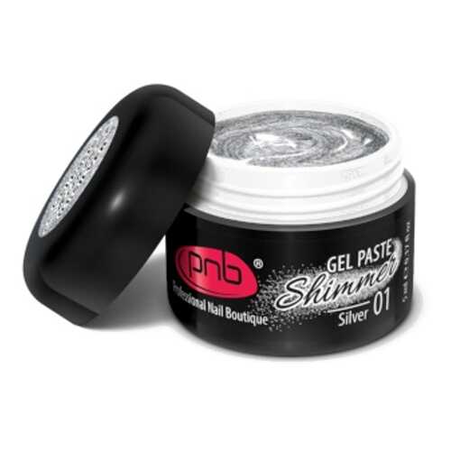 PNB Гель-паста Shimmer №01 Silver в NL International