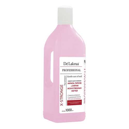 Жидкость для снятия лака De Lakrua Professional X-Stronge Tip Remover 1000 мл в NL International