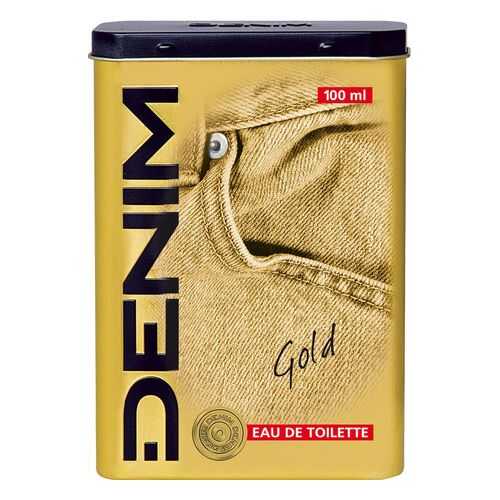 Туалетная вода Denim EAU DE TOILETTE Gold метал 100мл в NL International