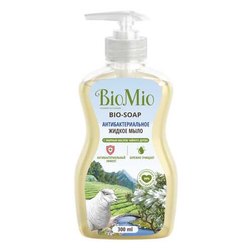 BIO MIO BIO-SOAP антибактериальное жидкое мыло с маслом чайного дерева 300 мл в NL International