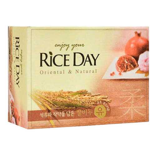 CJ Lion Мыло туалетное Rice Day, экстракт граната и пиона, 100 г,, в NL International