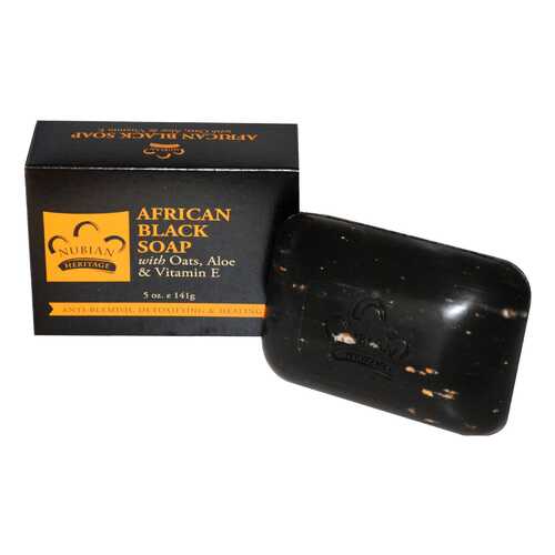 Косметическое мыло Nubian Heritage African Black Soap 141 г в NL International