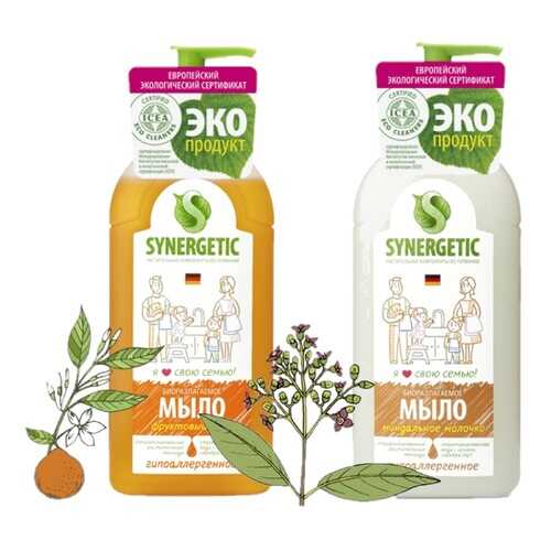 Набор Synergetic Mix миндальное молочко, фруктовый микс 2 шт 500 мл в NL International