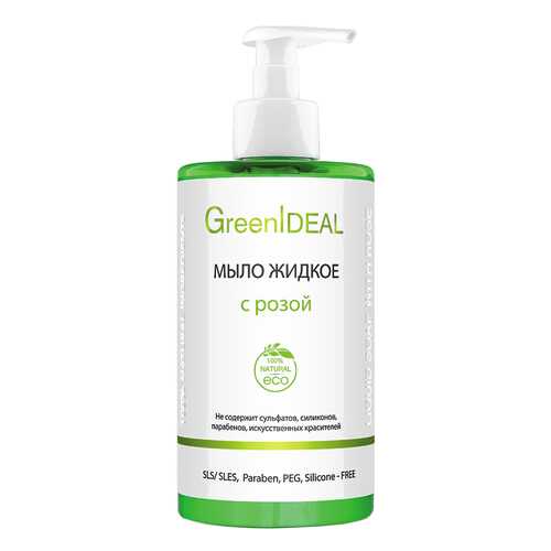 Жидкое мыло GreenIdeal С розой 450 мл в NL International