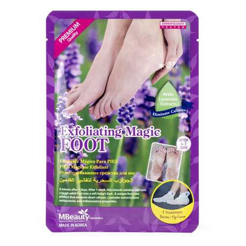 Отшелушивающая маска-носочки для ног Magic foot, 1 пара в NL International