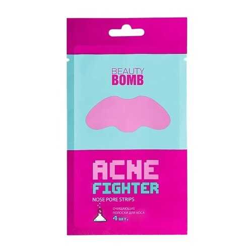 BEAUTY BOMB Очищающие полоски для носа ACNE FIGHTER 4шт в NL International