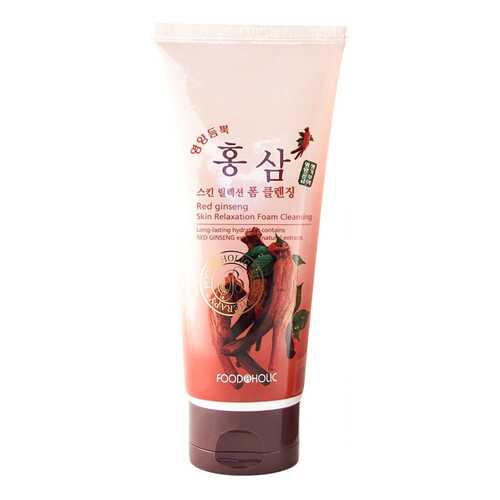 Очищающая пенка FoodaHolic Red Ginseng Skin Relaxation Foam Cleansing 180 мл в NL International