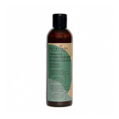 Тонер для лица Intense oil control toner, матирующий Botavikos 200 мл в NL International
