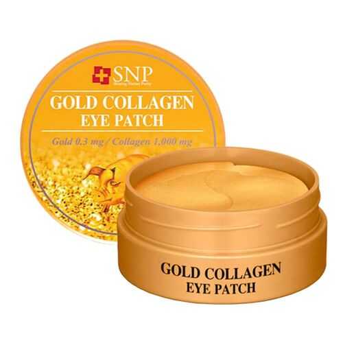 Гидрогелевые патчи Snp С золотом и коллагеном Gold Collagen Eye Patch, 60 шт в NL International