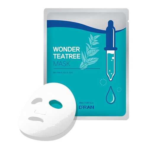 Чудо маска D'RAN Wonder Teatree Mask чайное дерево, 1 шт в NL International