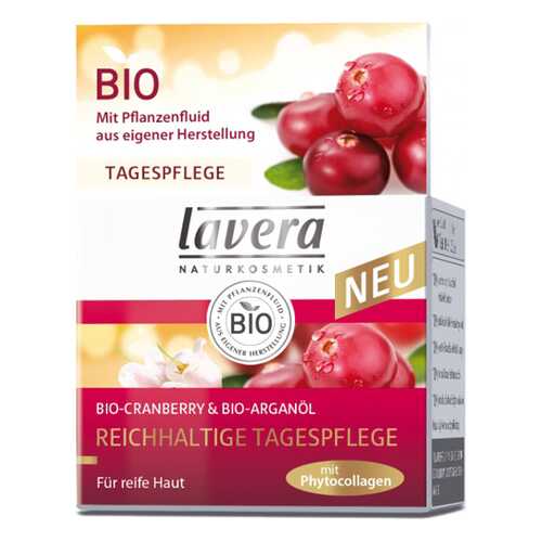 Дневной крем Био лифтинг Клюква Lavera 50 мл в NL International