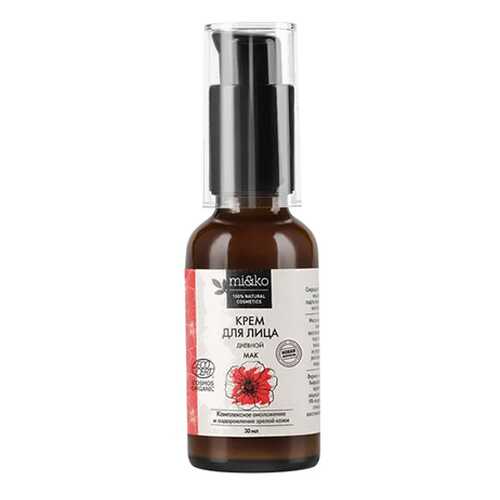 Крем для лица Мак, organic Mi&Ko 30 мл в NL International