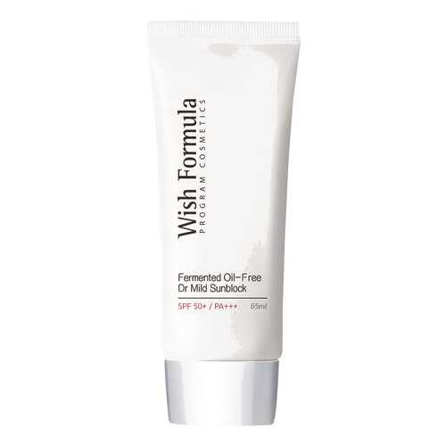 Крем для лица Wish Formula Fermented Oil Free Dr Mild Sun Block SPF50+/PA+++ 65 мл в NL International