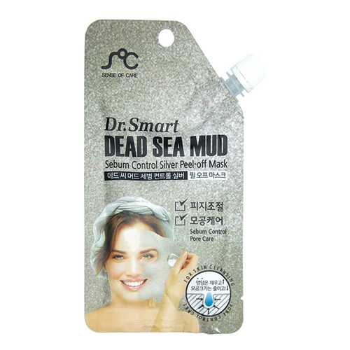 Маска для лица Dr. Smart Dead Sea Mud Sebum Control Silver Peel-Off Mask 25 мл в NL International