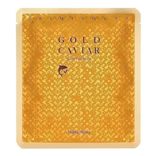 Маска для лица Holika Holika Prime Youth Gold Caviar Gold Foil Mask 25 мл в NL International