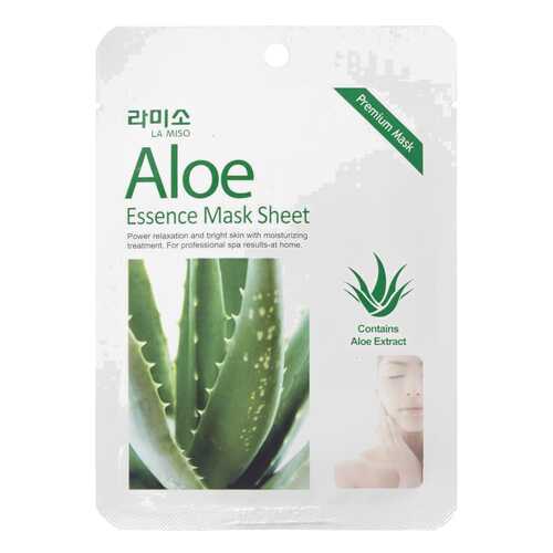 Маска для лица LA MISO Aloe essence Mask Sheet 21 г в NL International