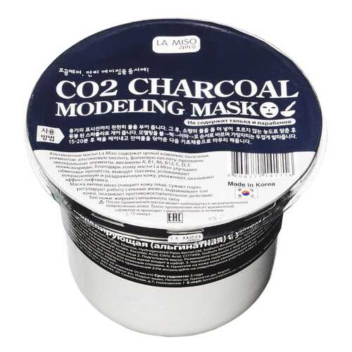 Маска для лица La Miso CO2 Charcoal Modeling Mask 21 г в NL International