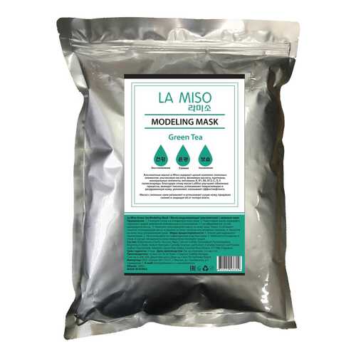 Маска для лица LA MISO Green tea Modeling Mask 1000 г в NL International