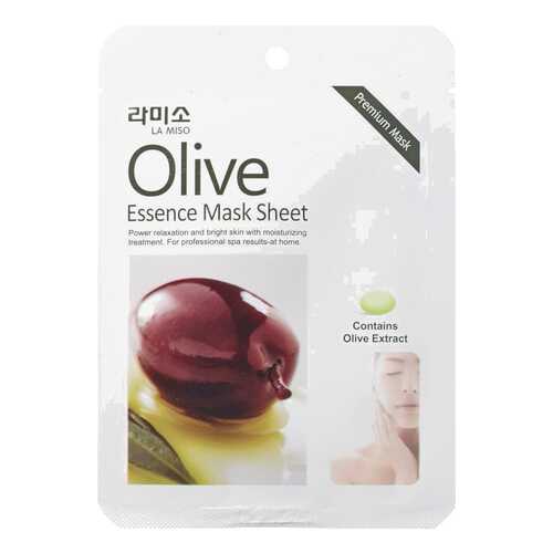 Маска для лица LA MISO Olive essence Mask Sheet 21 г в NL International