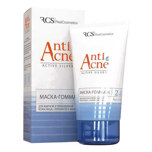 Маска для лица RCS Anti Acne для жирной и проблемной кожи лица 150 мл в NL International