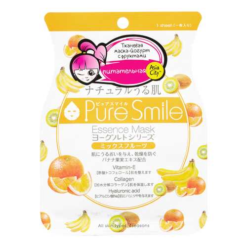 Маска для лица Sun Smile Yougurt с фруктами в NL International