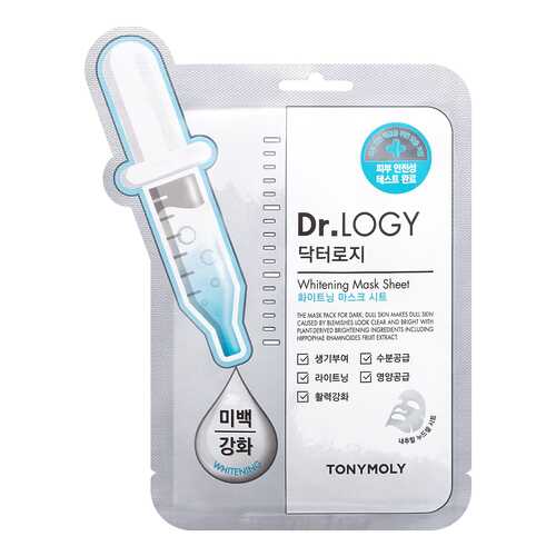 Маска для лица Tony Moly Dr. Logy Whitening Mask Sheet 23 г в NL International