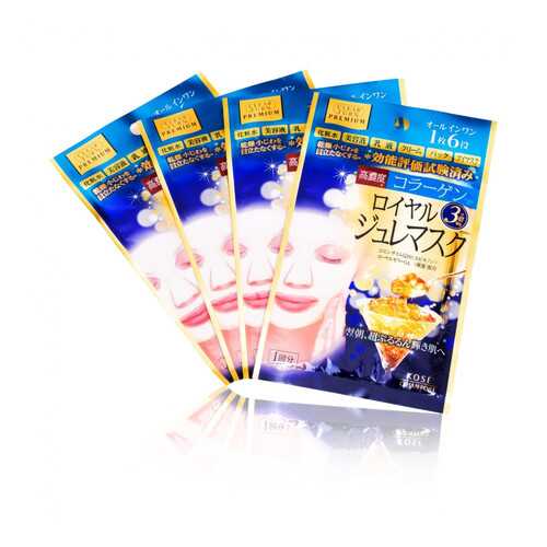 Маска-желе KOSE COSMEPORT Clear Turn Premium с маточным молочком пачка 1 шт в NL International