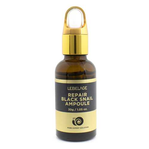 Сыворотка Lebelage Repair Ampoule Black Snail с экстрактом улиточного муцина 30 мл в NL International