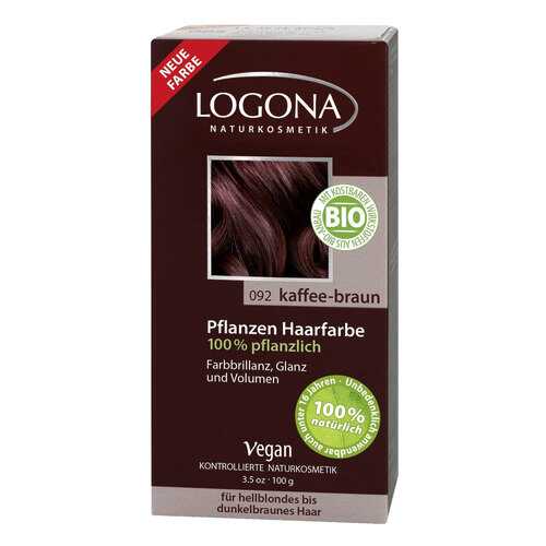 Краска для волос Logona Herbal Hair Colour 092 Coffee Brown 100 г в NL International