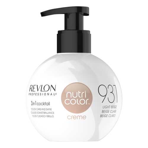 Краска для волос Revlon Professional Nutri Color Creme 931 Light Beige 270 мл в NL International
