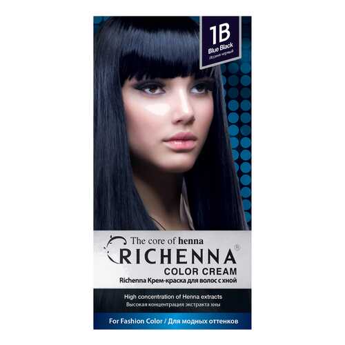 Краска для волос RICHENNA Color Cream 1B Blue Black в NL International