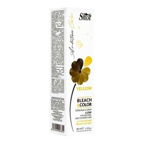 Краска для волос Shot Bleach&Color Yellow 80 мл в NL International