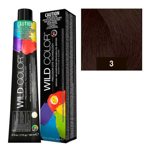 Wildcolor - Стойкая крем-краска Permanent Hair Color 3N/G Темно-коричневый 180 мл в NL International