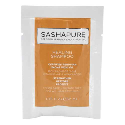 Бессульфатный шампунь для волос Sashapure Healing Shampoo Packettes 52мл в NL International