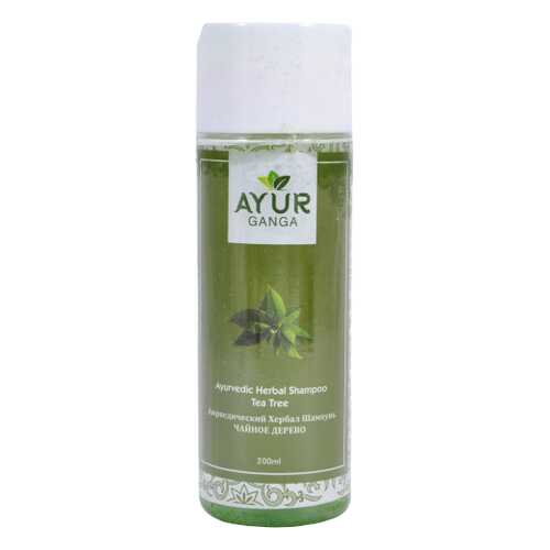 Шампунь ЧАЙНОЕ ДЕРЕВО (Ayurvedic Herbal Shampoo TEA TREE) AYUR GANGA, 200мл в NL International