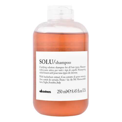 Шампунь Davines Solu 250 мл для глубокого очищения волос в NL International