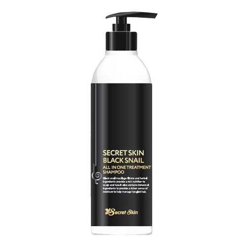 Шампунь для волос Secretskin Black Snail All In One Treatment Shampoo 250мл в NL International