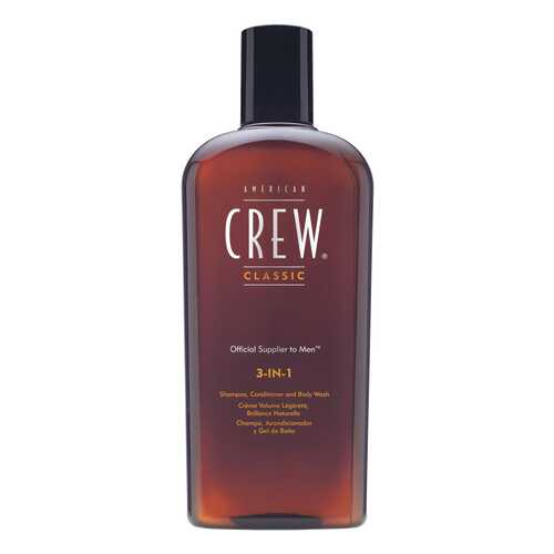 Шампунь, кондиционер и гель для душа American Crew 3 в 1 250 мл в NL International